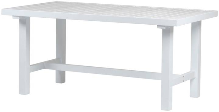 Fri Form Bord Vit aluminium 142x80