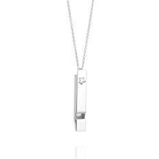 Efva Attling Whistle Pendant 70 CM - SILVER