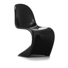 Vitra - Panton Chair Classic, Svart - Spisebordsstole - Verner Panton - Sort - Plast