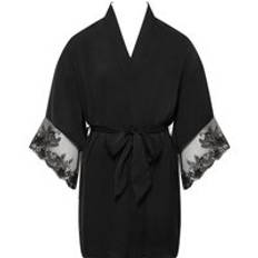 Bluebella Marseille Luxury Satin Kimono Black