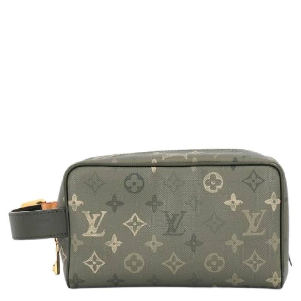 Louis Vuitton Vintage Pre-owned Clutch Taske - Vintage - Dame - Grøn - ONE SIZE -