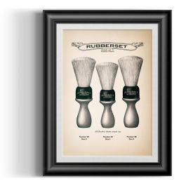 Barba Prints - Rubberset Shaving Brush 1920s A3
