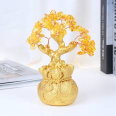 Feng Shui Money Wealth Tree Gul Citrin Lucky Tree Decor Gul