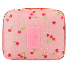 Toilettaske Pink Cherry med Håndtag