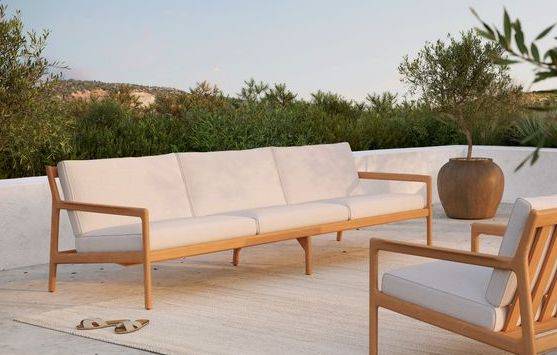 Jack Outdoor 3-pers. sofa | Ethnicraft Off White.