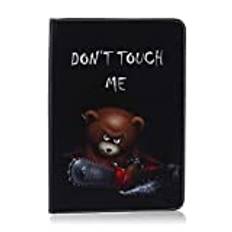 SATURCASE Samsung Galaxy Tab A 9.7 fodral, vackert mönster PU-läder flip plånbok stativ kortplatser skyddsfodral för Samsung Galaxy Tab A 9.7 SM-T550 T555 (BFP-3)