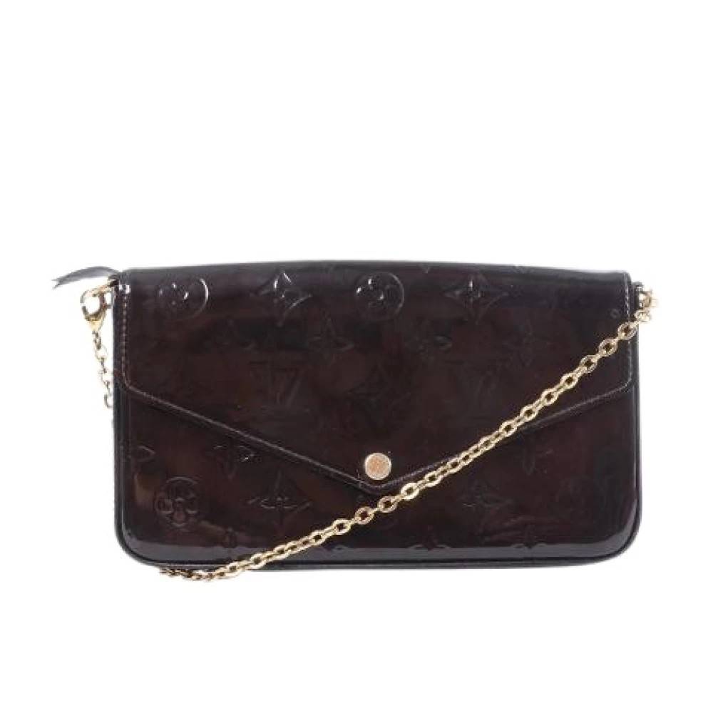 Louis Vuitton Vintage Pre-owned Pochette Félicie - Vintage - Dame - Brun - ONE SIZE - Uld