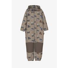 Name it mini - Overalls Nmmalfa08 Softshell Suit Aop 1fo - Brun - 86