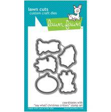 Lawn Fawn Dies - Say What? Christmas Critters LF1779