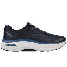 Skechers Mens Max Cushioning Arch Fit Navy Orange