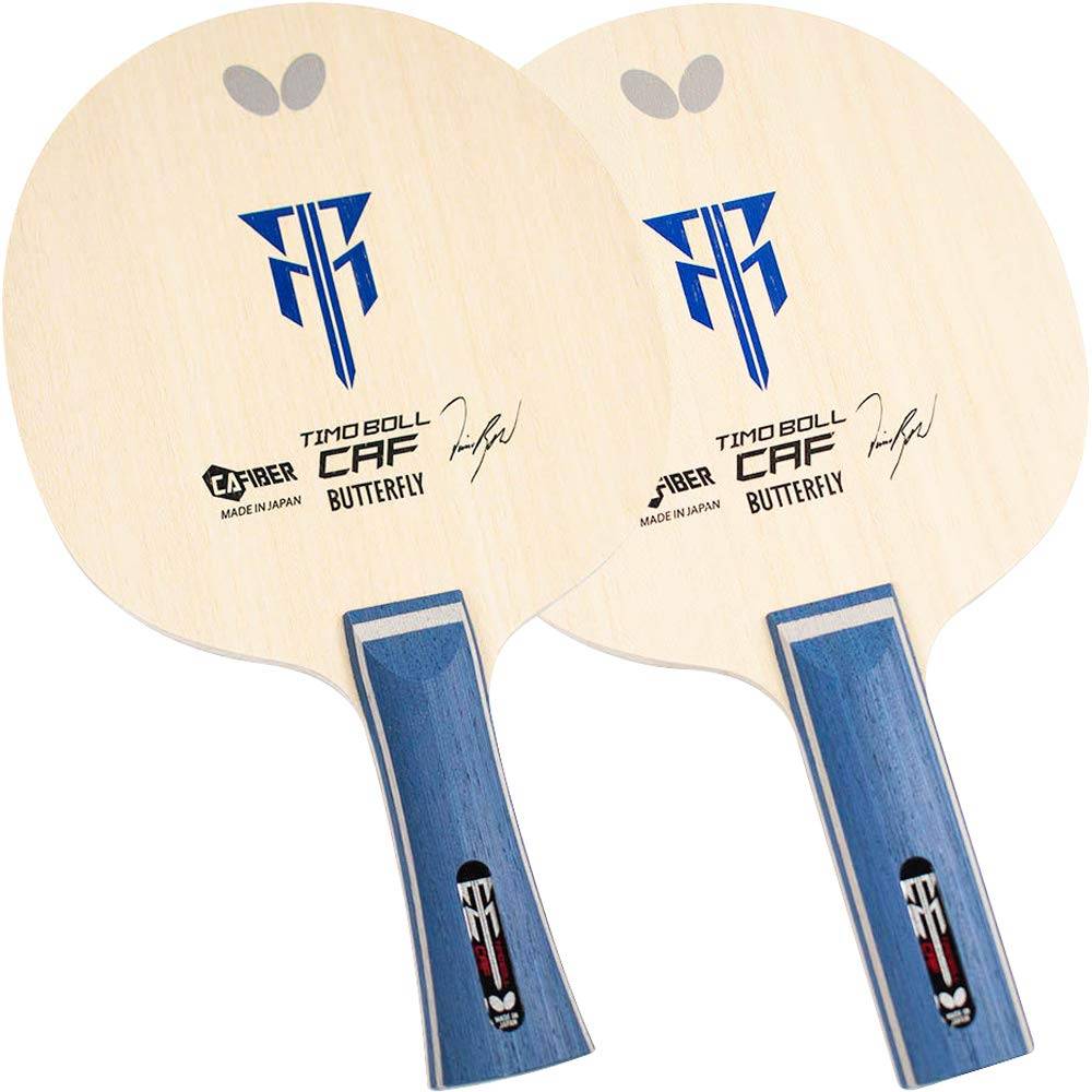 Butterfly Table Tennis Racket, Timo Boll CAF Shakehand, Offensive, Special Material, Flare, Large Ball Compatible, 36951