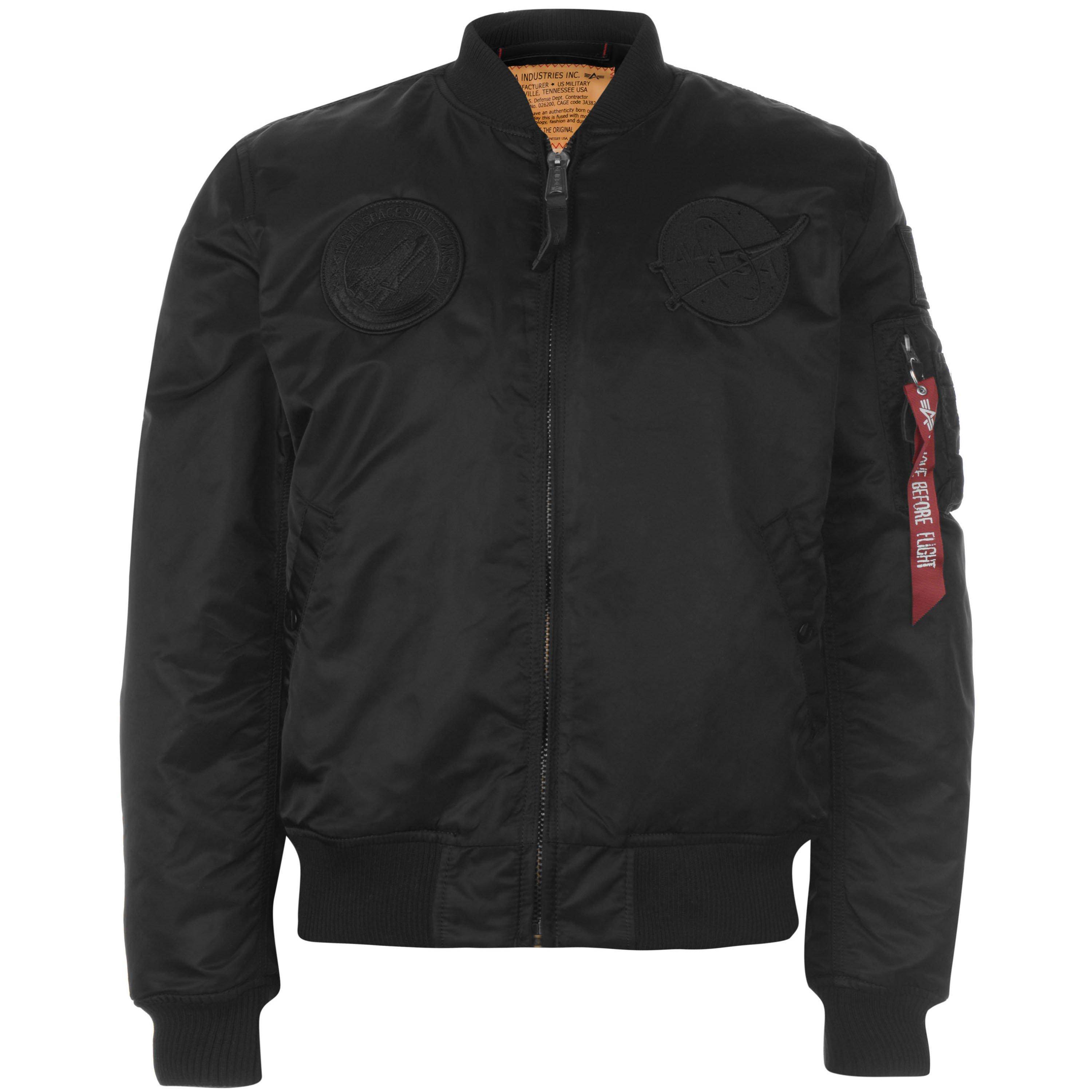 Alpha Industries Men's Ma Vf Nasa Long Sleeve Bomber Jacket