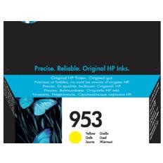 HP 953 Yellow Original Ink Cartridge blækpatron 1 stk Standard udbytte