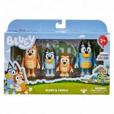 Bluey figurer 4-pak familie