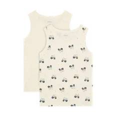 BeKids Undertrøje - 2 pak - Faded Denim