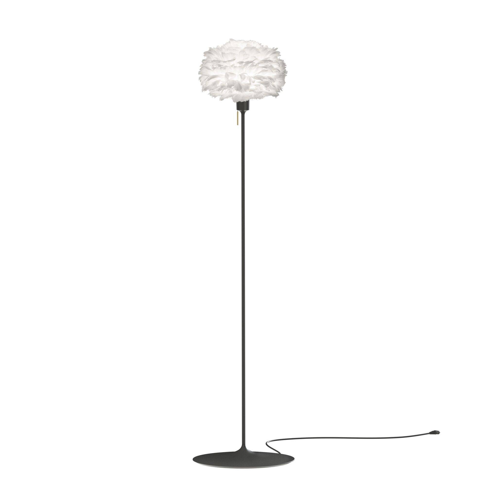 Umage Eos Gulvlampe Mini Hvid med Ben I Sort
