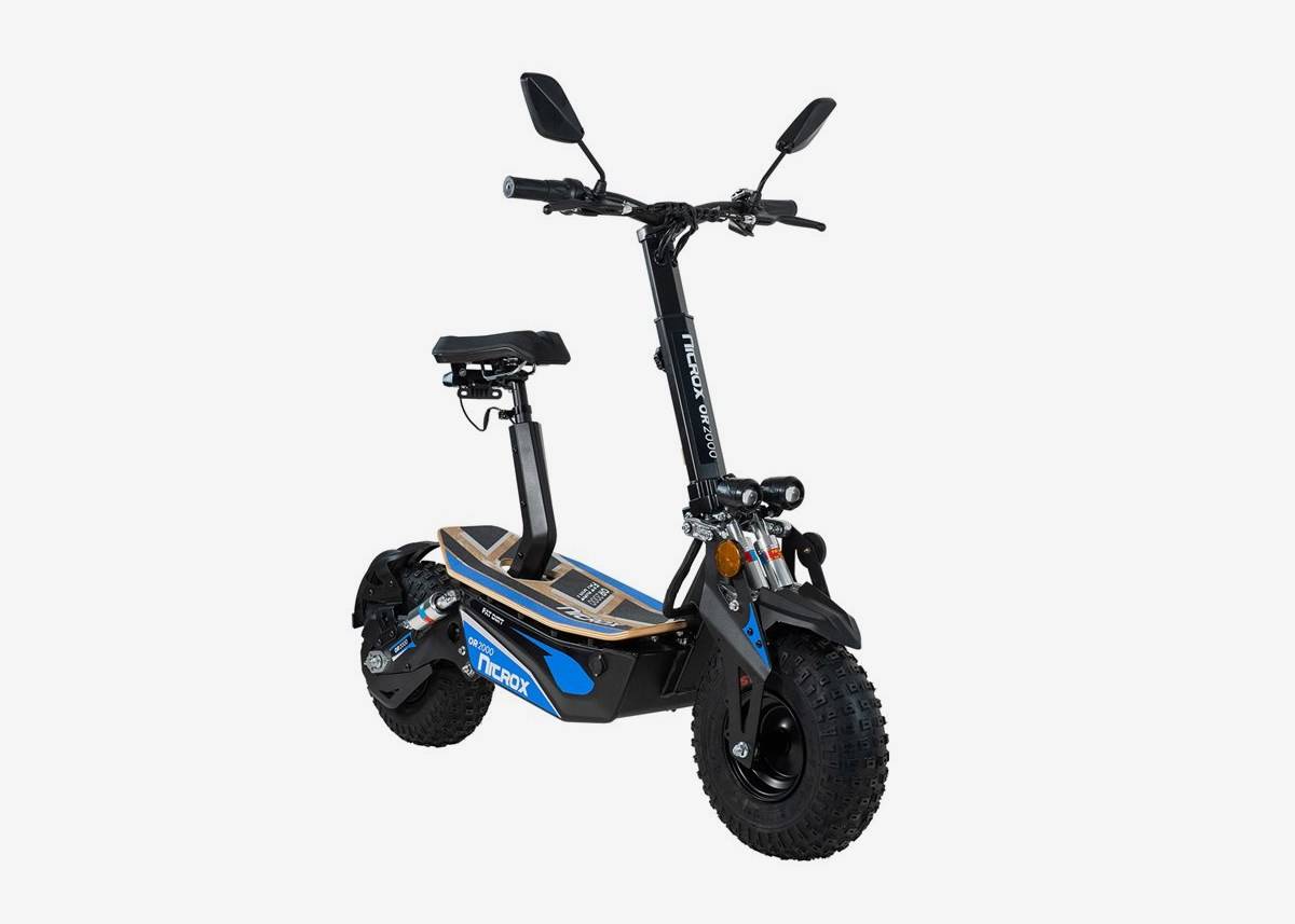 Elscooter OR2000 Fat Dirt - Svart/blå
