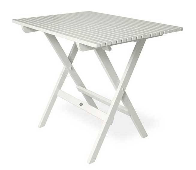 Havebord Hyttnäs - Sekelskifte, foldbart, 75 cm - FP = Perlegrå