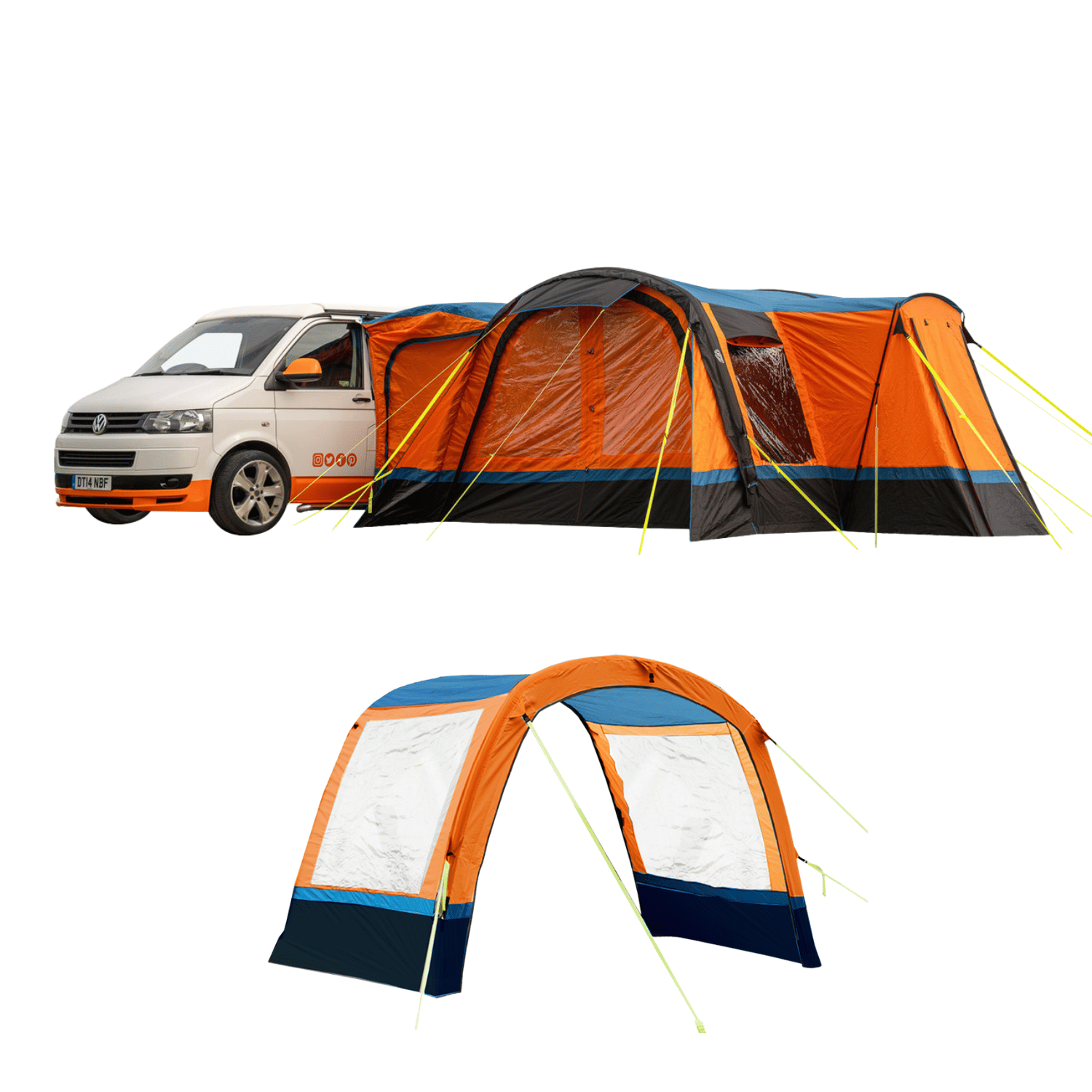 Cocoon Breeze® v2 Campervan Awning - Orange