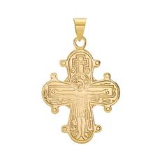 Dagmarkors 8 kt. Guld med Fadervor - 17 x 20 mm