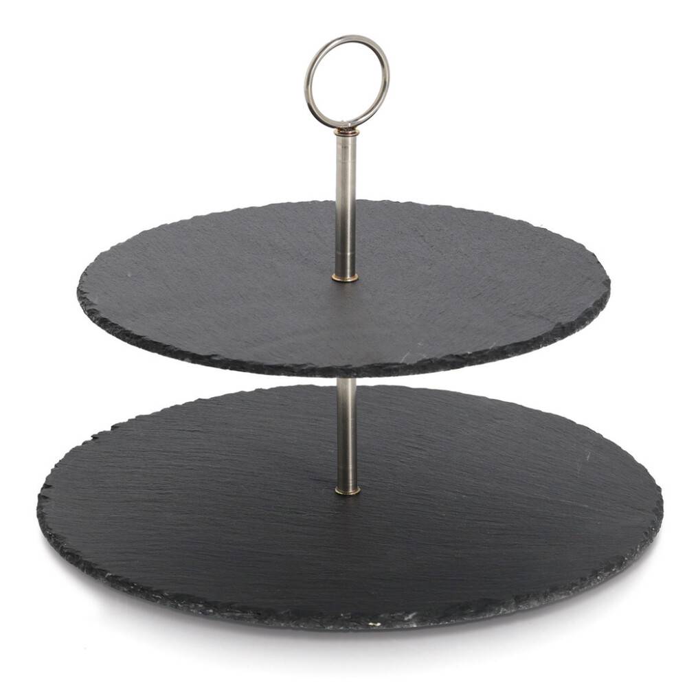SERVERINGSFAT ZELLER ETAGE 30X30X23CM SVART