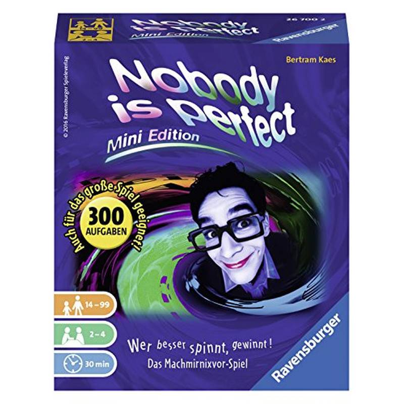 Ravensburger Kartenspiele 26700 - Nobody is perfect - Mini Edition