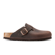 Birkenstock Boston Oiled Leather Slippers, Habana - 40