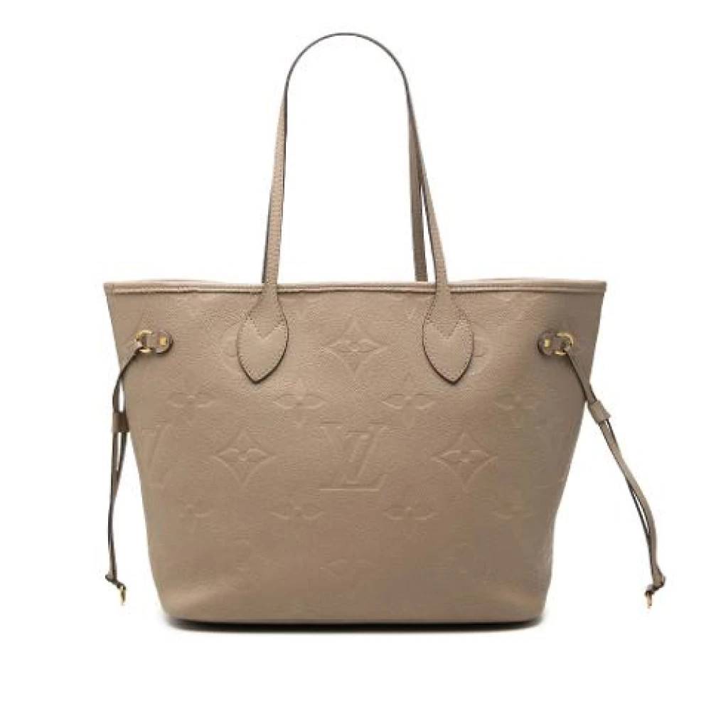 Louis Vuitton Vintage Pre-owned Neverfull MM - Vintage - Dame - Beige - ONE SIZE - Uld