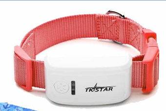 Cat GPS Tracker Locator Device for Pets - Red / UK