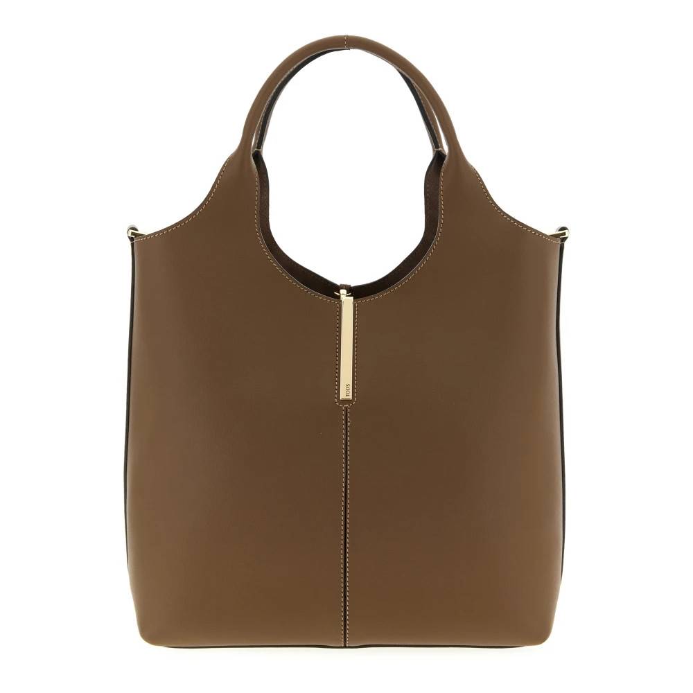 Tod's Lille EBR Håndtaske - Tasker - Dame - Brun - ONE SIZE - Uld