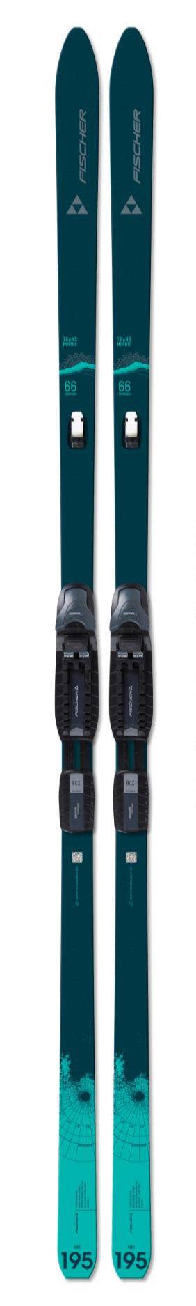 Fischer PAKET – TRANSNORDIC 66 CROWN/SKIN XTRALITE med BCX-bindning.