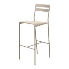 Fermob - Facto Bar Stool Nutmeg 14 - Barstolar utomhus - Patrick Jouin - Beige - Metall