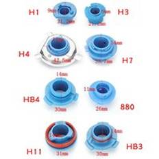 2 st bil-ledad strålkastarlampa lampa basadapteruttag hållarehållare 880 / 9006-hb4 / 9005-hb3 / h11 / h7 / h4-hb2 / h3 / h1 - H3