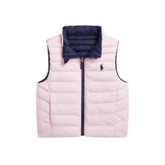 Puffervest Til Baby Newport Navy/Hint Of Pink