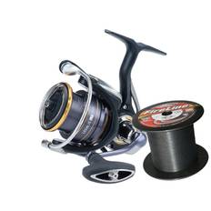 Daiwa 20 Legalis LT-2500 m/påspolet 0,12mm Fireline