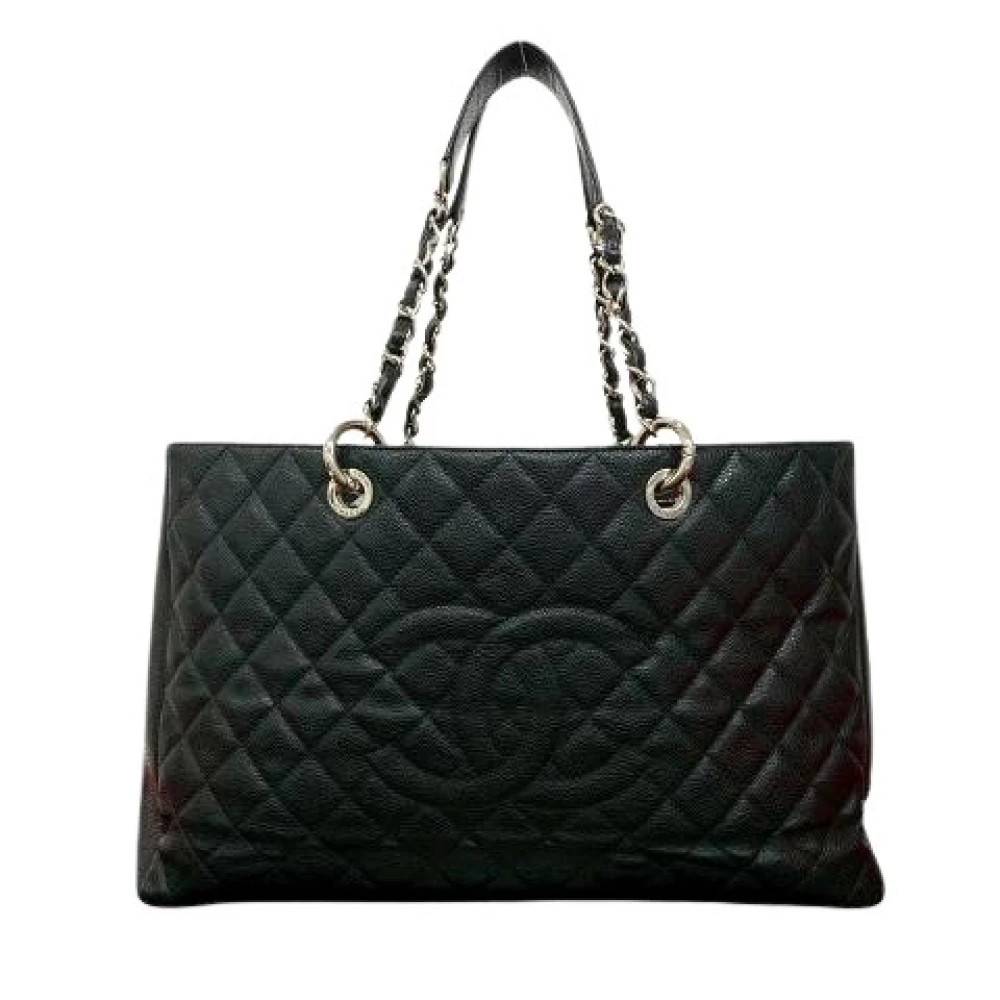 Chanel Vintage Pre-owned Matelasse Caviar Læder Tote Taske - Vintage - Dame - Sort - ONE SIZE - Læder