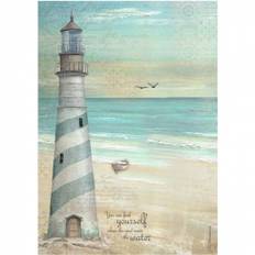 Decoupage Papper Stamperia - Sea Land - Lighthouse