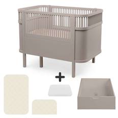 Sebra Sängen - Klassisk - Baby & Jr. - Jetty Beige - Bundle 4
