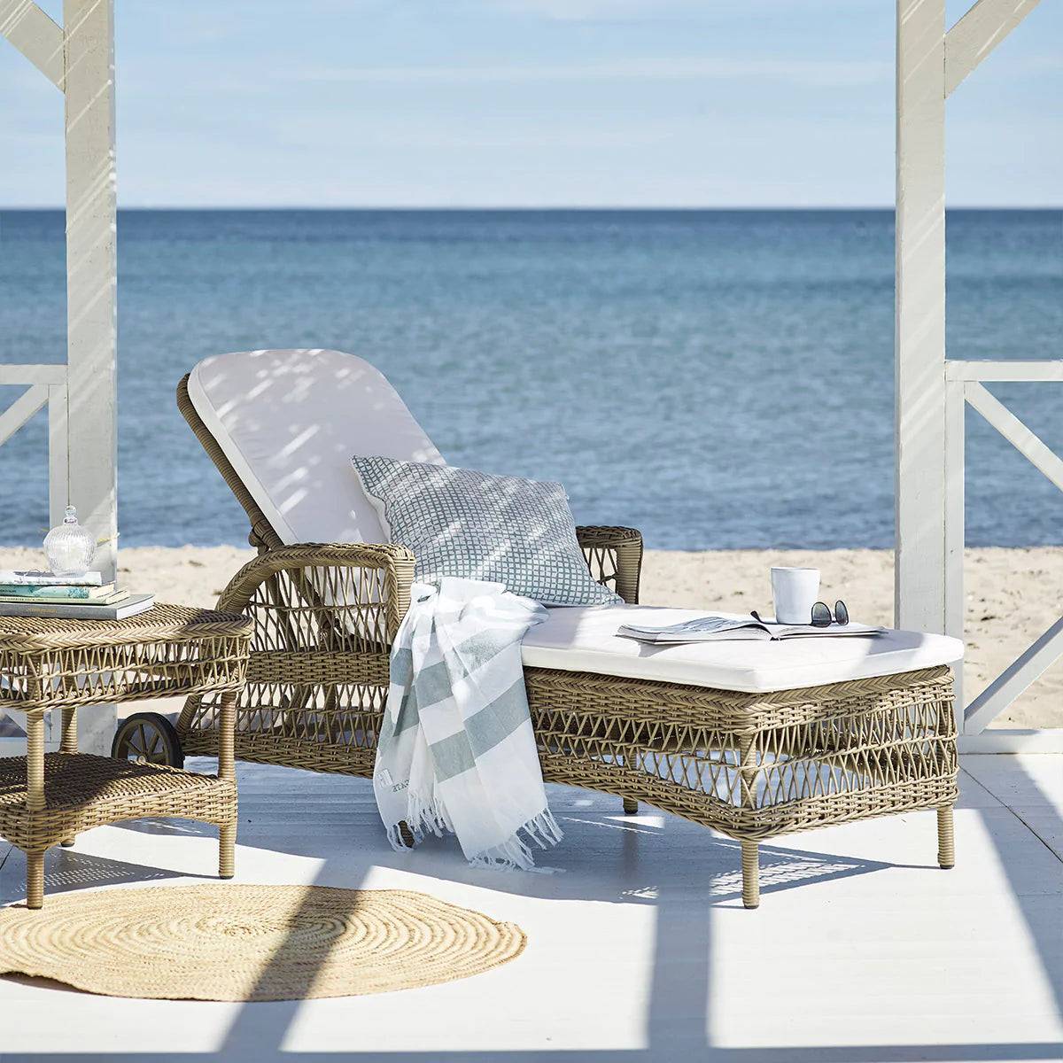 Daisy exterior liggestol - Natural / A617 | Tempotest | Mocca