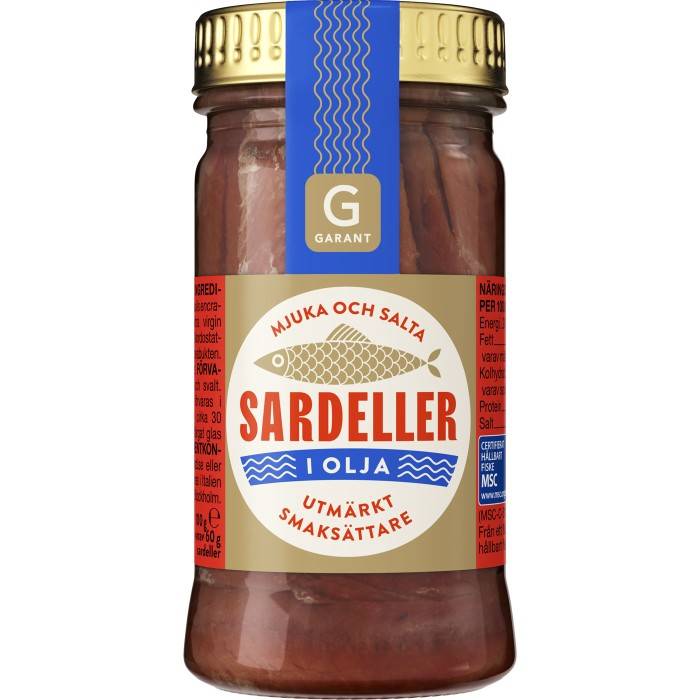 Garant Sardeller i Olja 100g