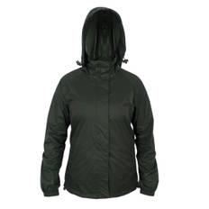 Regnjakke dame - Treklife Rain Packaway - Grøn - XXL