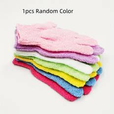 TEMU 5pcs Exfoliating Shower Gloves, Dual-sided Scrubbing Hand Towels For Bathing, Used In Spa, Massage And Body Scrubbing, Body Wash Accessories
