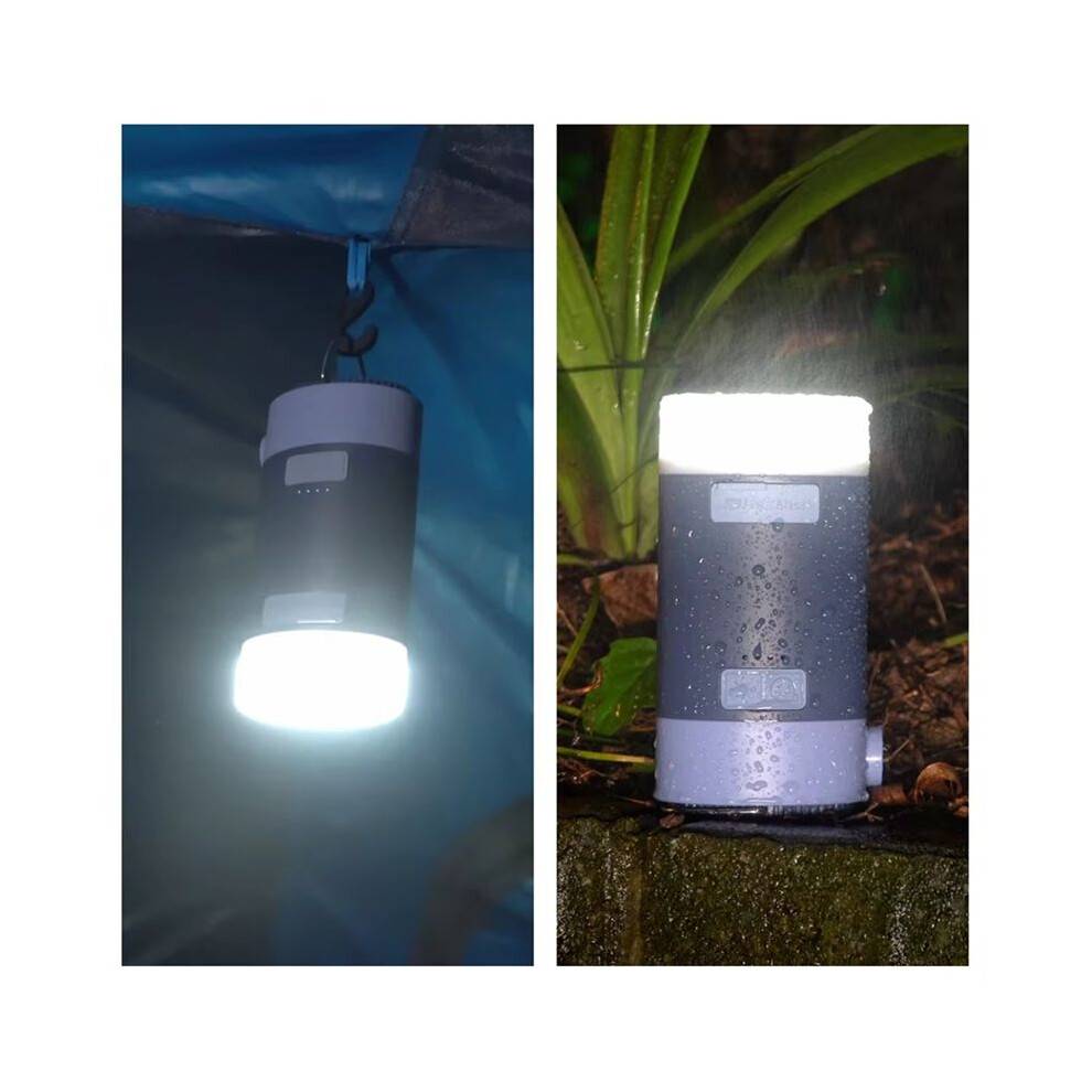 Versatile Electric Air Pump with LED Light, Compact for Camping, Inflatables, USB Charging,Ideal for Outdoor Use Green