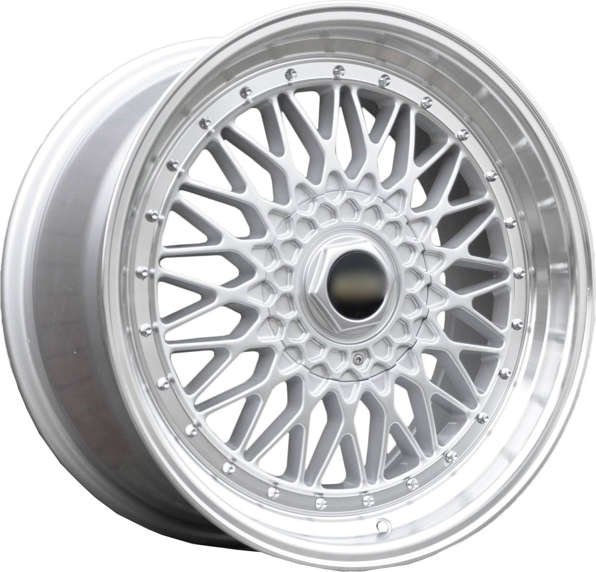 PDW 479 Alufælge 17" 7,5J 4x108 ET20 – Poleret/sølv (sæt á 4)