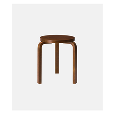 Artek - Alvar Aalto Stool 60 walnut stained
