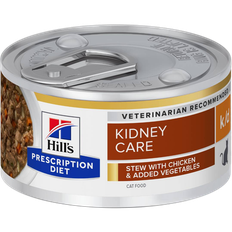 Hill's Prescription Diet Feline k/d Kidney Care Chicken & Vegetables Stew Canned - Wet Cat Food 82 g x 24