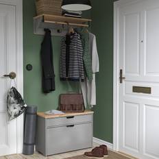 IKEA - KALLSÖ hattehylde, grå, 80 cm