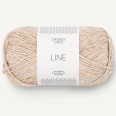 Sandnes Line 50g - Sandnes Line Mandelvit 3011
