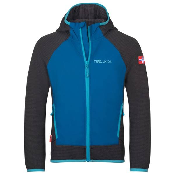 Trollkids Kid's Seiland Jacket Fleecejakke Børn størrelse 104 farve blå