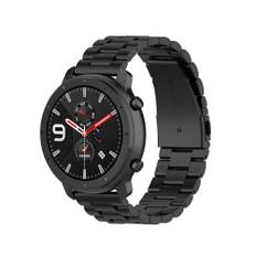 Smartwatch (Universal) urrem i metal- Sort